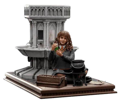 IRO50546 Harry Potter - Hermione Polyjuice Deluxe 1:10 Scale Statue - Iron Studios - Titan Pop Culture