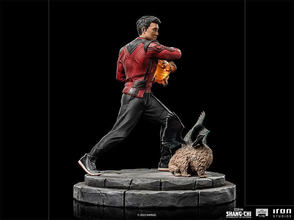 IRO51086 Shang-Chi and the Legend of the Ten Rings - Shang-Chi & Morris 1:10 Scale Statue - Iron Studios - Titan Pop Culture
