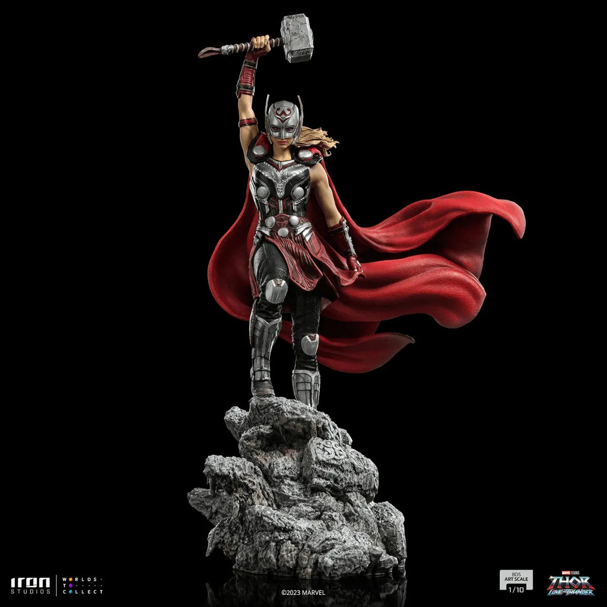 IRO51260 Thor 4: Love and Thunder - Mighty Thor (Jane Foster) 1:10 Scale Statue - Iron Studios - Titan Pop Culture