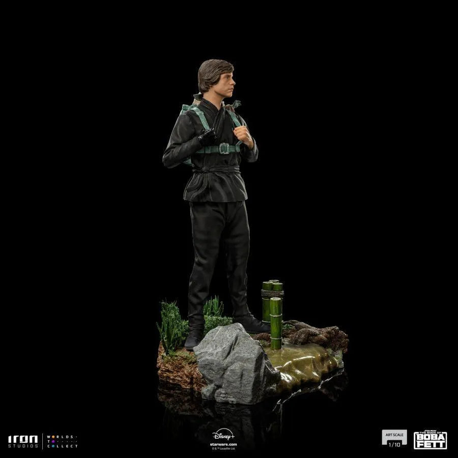 IRO52502 Star Wars: Book of Boba Fett - Luke and Grogu Training 1:10 Scale Statue - Iron Studios - Titan Pop Culture