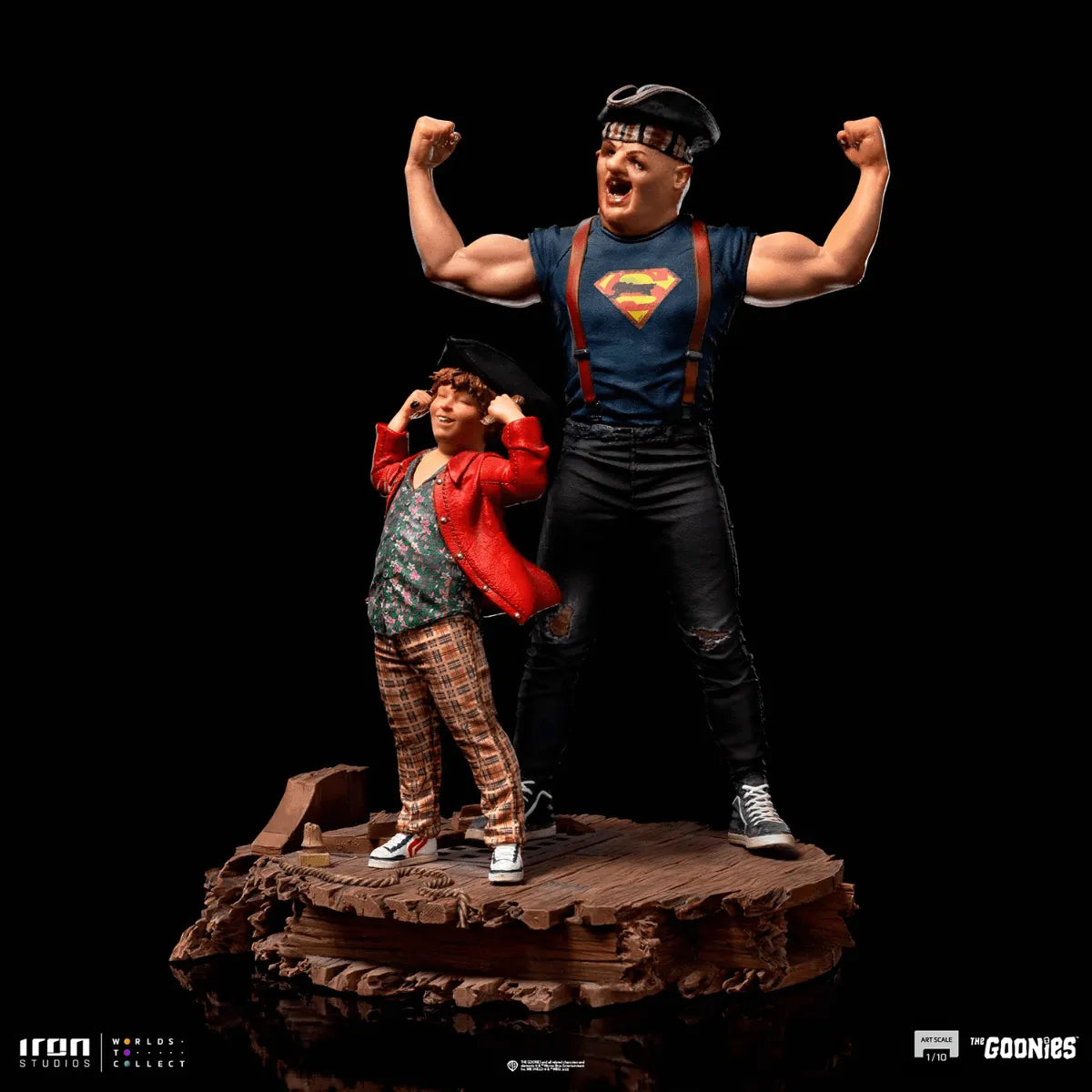IRO52762 The Goonies - Sloth & Chunk 1:10 Scale Statue - Iron Studios - Titan Pop Culture