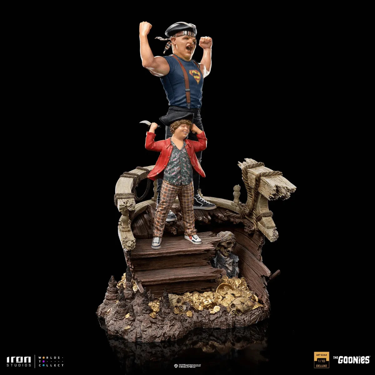 IRO52779 The Goonies - Sloth & Chunk Deluxe 1:10 Scale Statue - Iron Studios - Titan Pop Culture