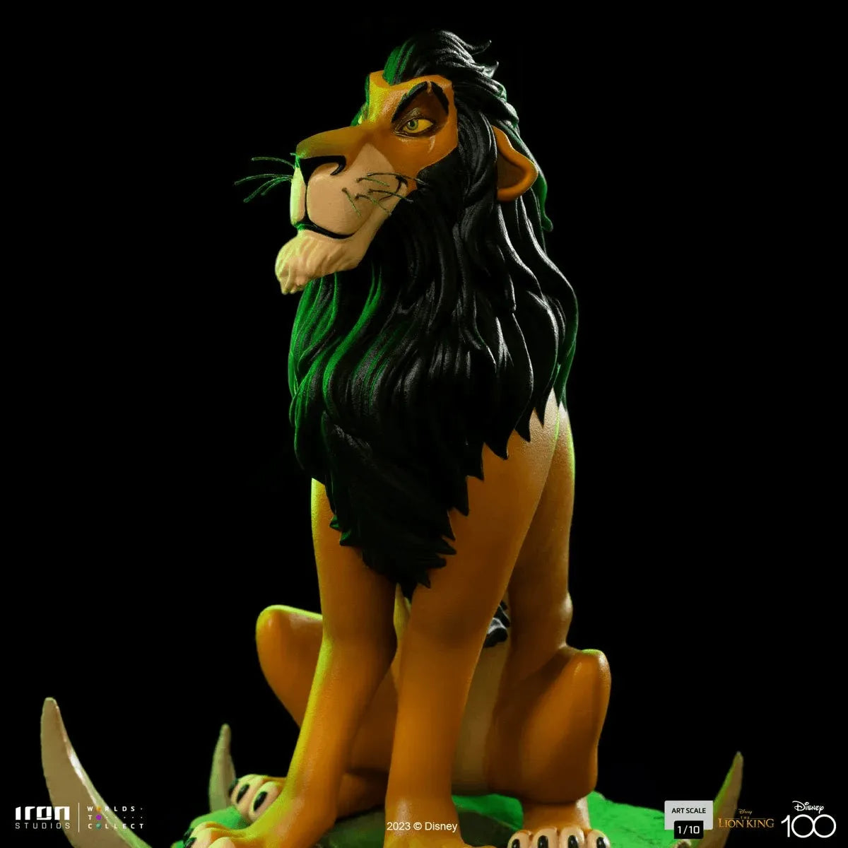 IRO53271 Lion King (1999) - Scar 1:10 Scale Statue - Iron Studios - Titan Pop Culture