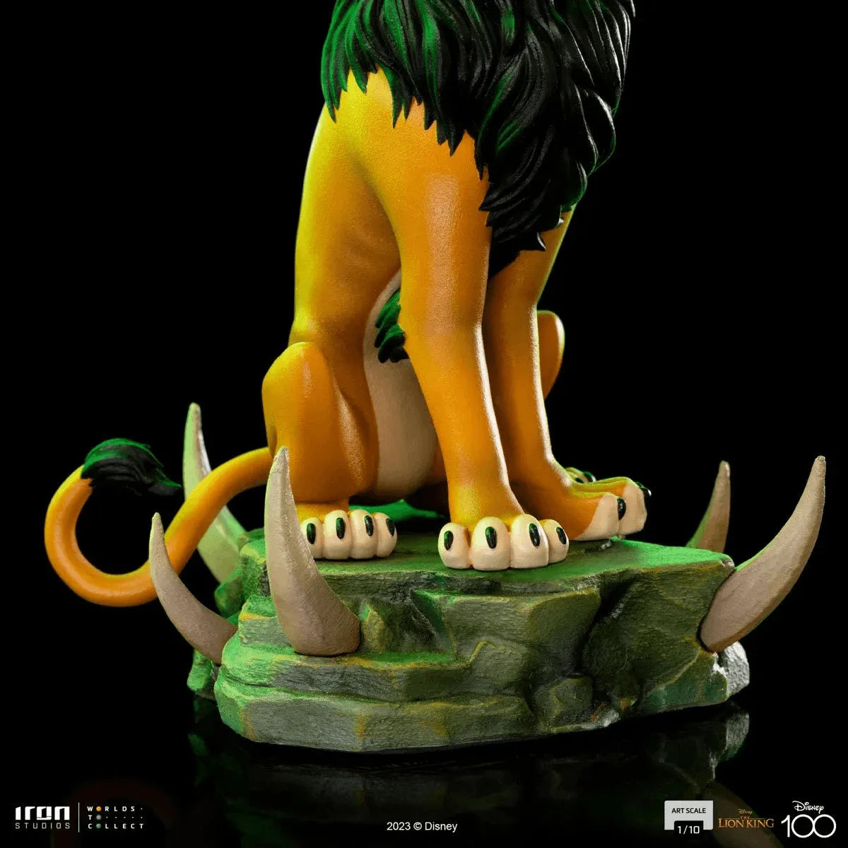IRO53271 Lion King (1999) - Scar 1:10 Scale Statue - Iron Studios - Titan Pop Culture