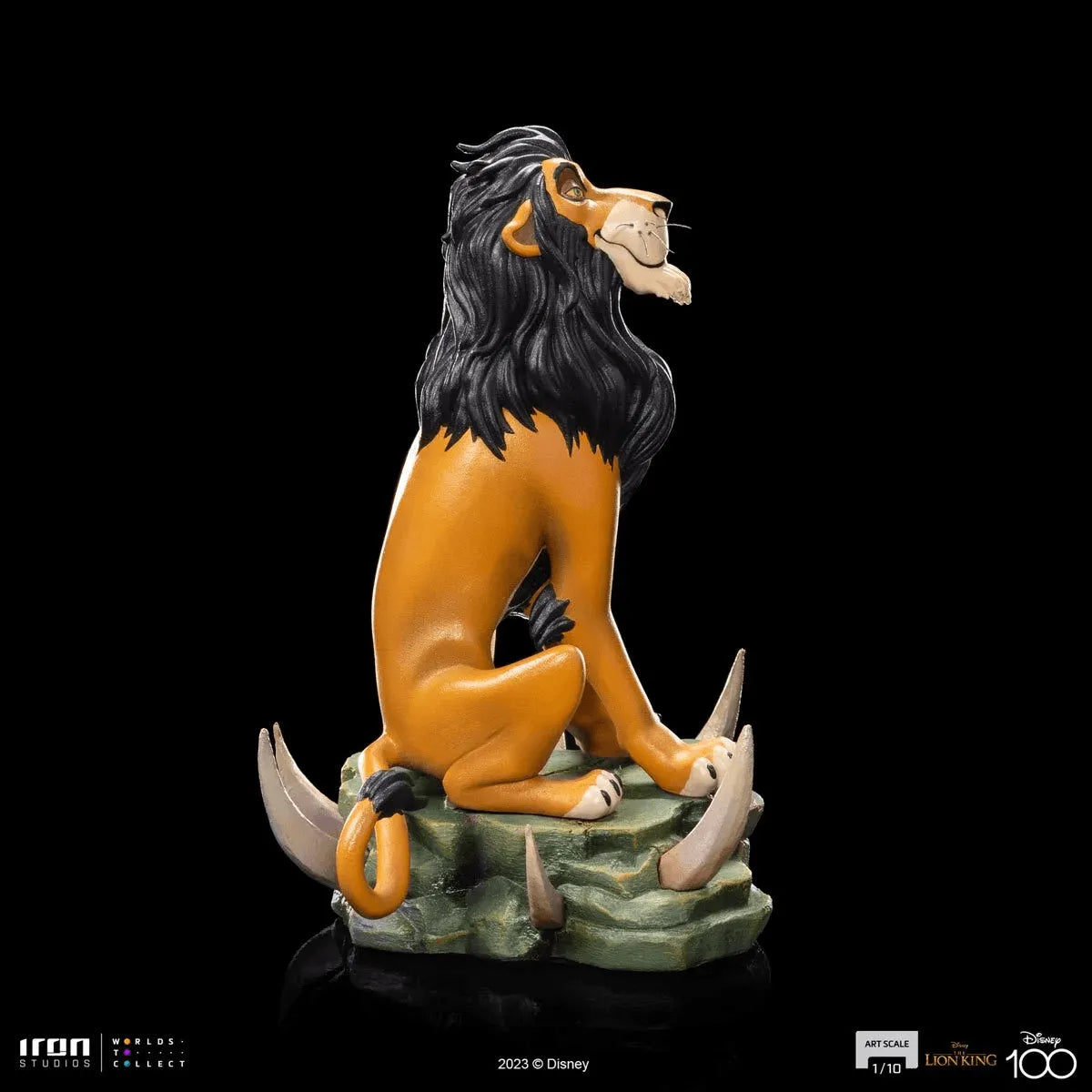 IRO53271 Lion King (1999) - Scar 1:10 Scale Statue - Iron Studios - Titan Pop Culture