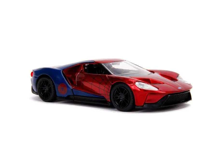 JAD30291 Marvel Comics - Spider-Man 2017 Ford GT 1:32 Hollywood Ride - Jada Toys - Titan Pop Culture