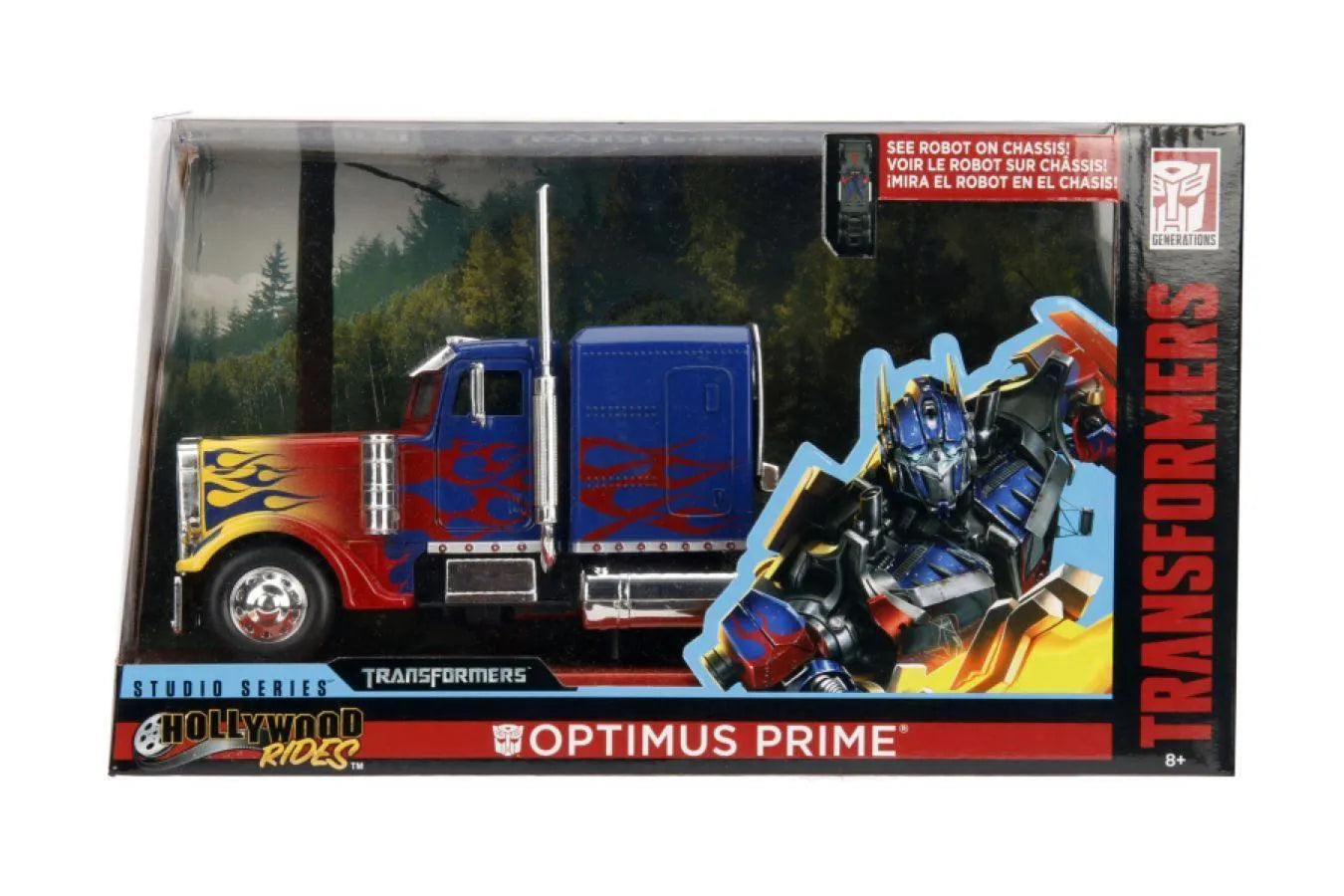 JAD30446 Transformers (2007) - Optimus Prime T1 1:24 Hollywood Ride - Jada Toys - Titan Pop Culture