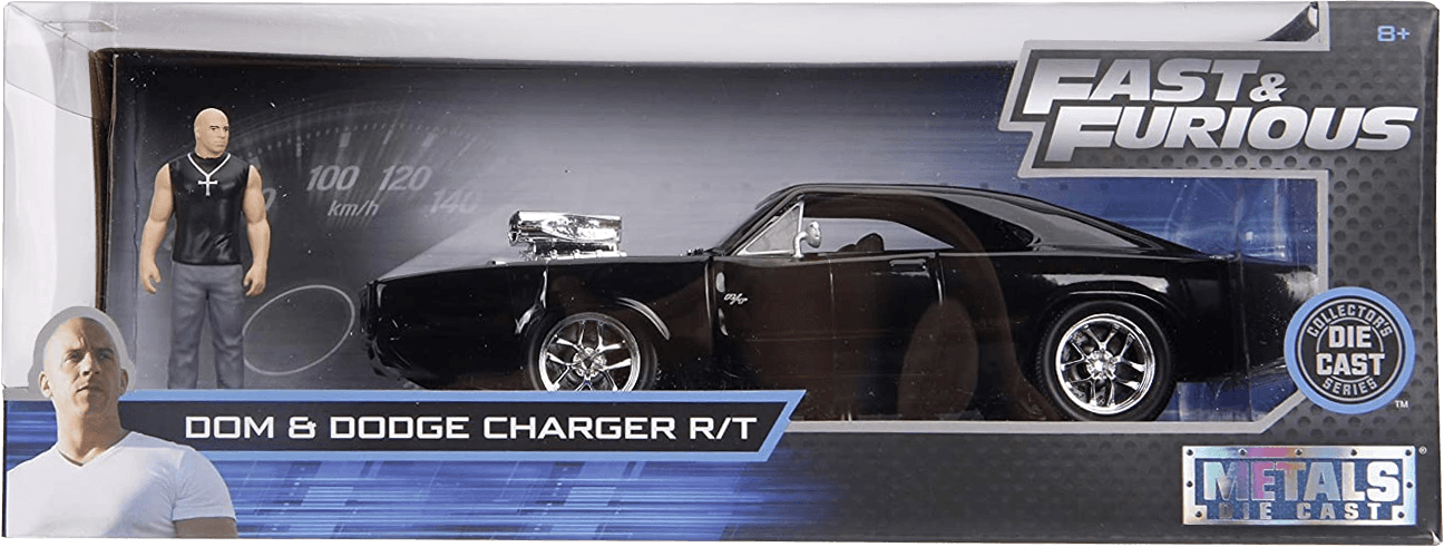 JAD30737 Fast and Furious - 1970 Dodge Charger 1:24 with Dom Hollywood Ride - Jada Toys - Titan Pop Culture