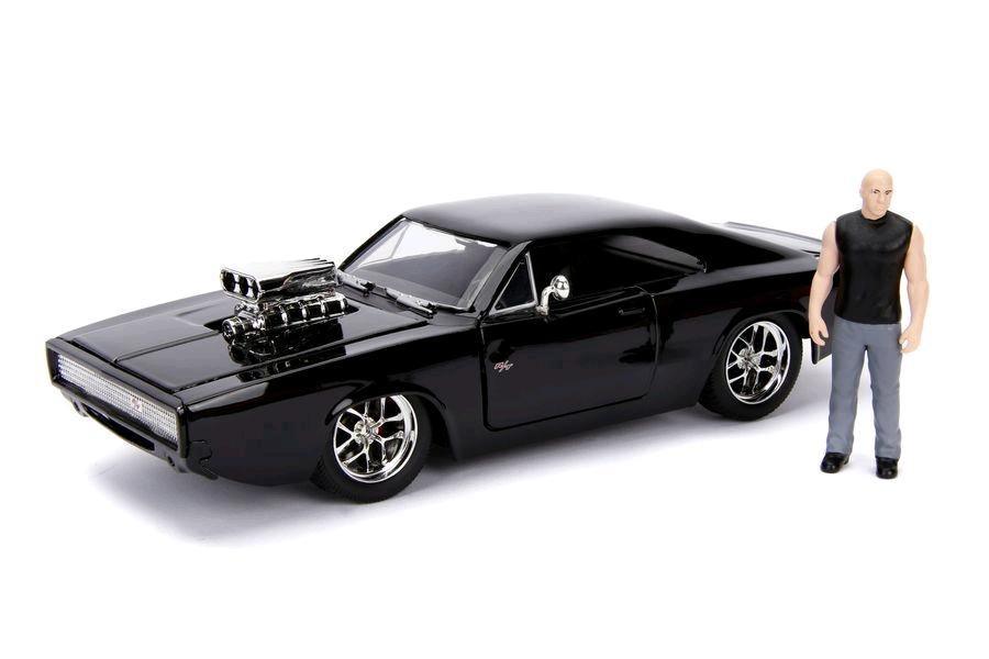 JAD30737 Fast and Furious - 1970 Dodge Charger 1:24 with Dom Hollywood Ride - Jada Toys - Titan Pop Culture
