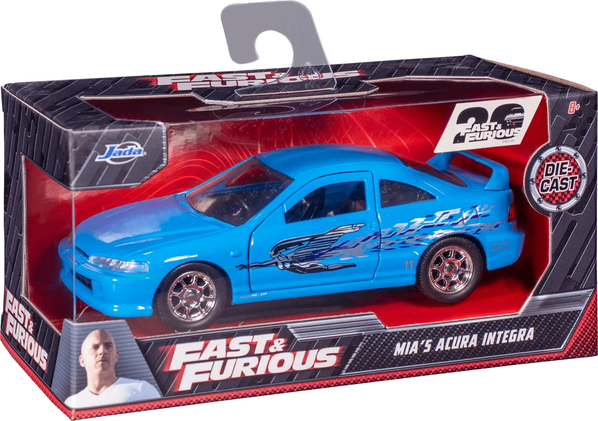 JAD31029 Fast and Furious - 1995 Honda Integra Type-R 1:32 Scale Hollywood Ride - Jada Toys - Titan Pop Culture
