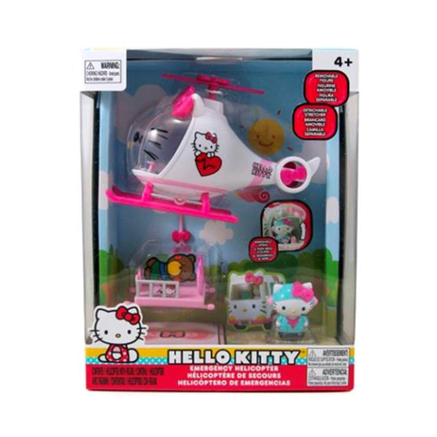 JAD31884 Hello Kitty - 7'' Helicopter Playset - Jada Toys - Titan Pop Culture