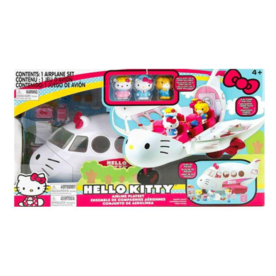 JAD31886 Hello Kitty - 13.38" Airline Playset - Jada Toys - Titan Pop Culture