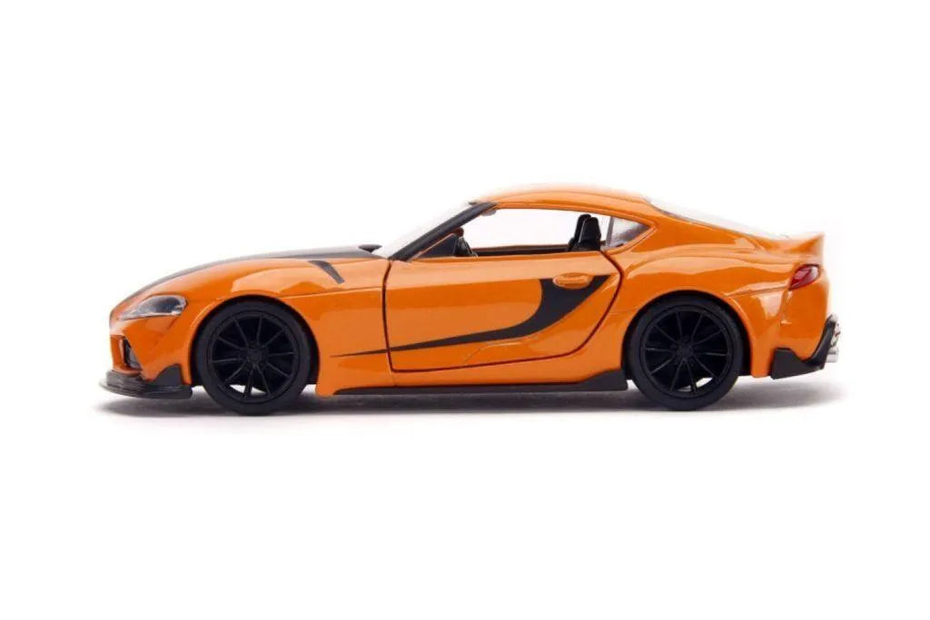 JAD32016 Fast and Furious 9: The Fast Saga - 2020 Toyota Supra Metallic Orange 1:32 Scale Hollywood Ride - Jada Toys - Titan Pop Culture