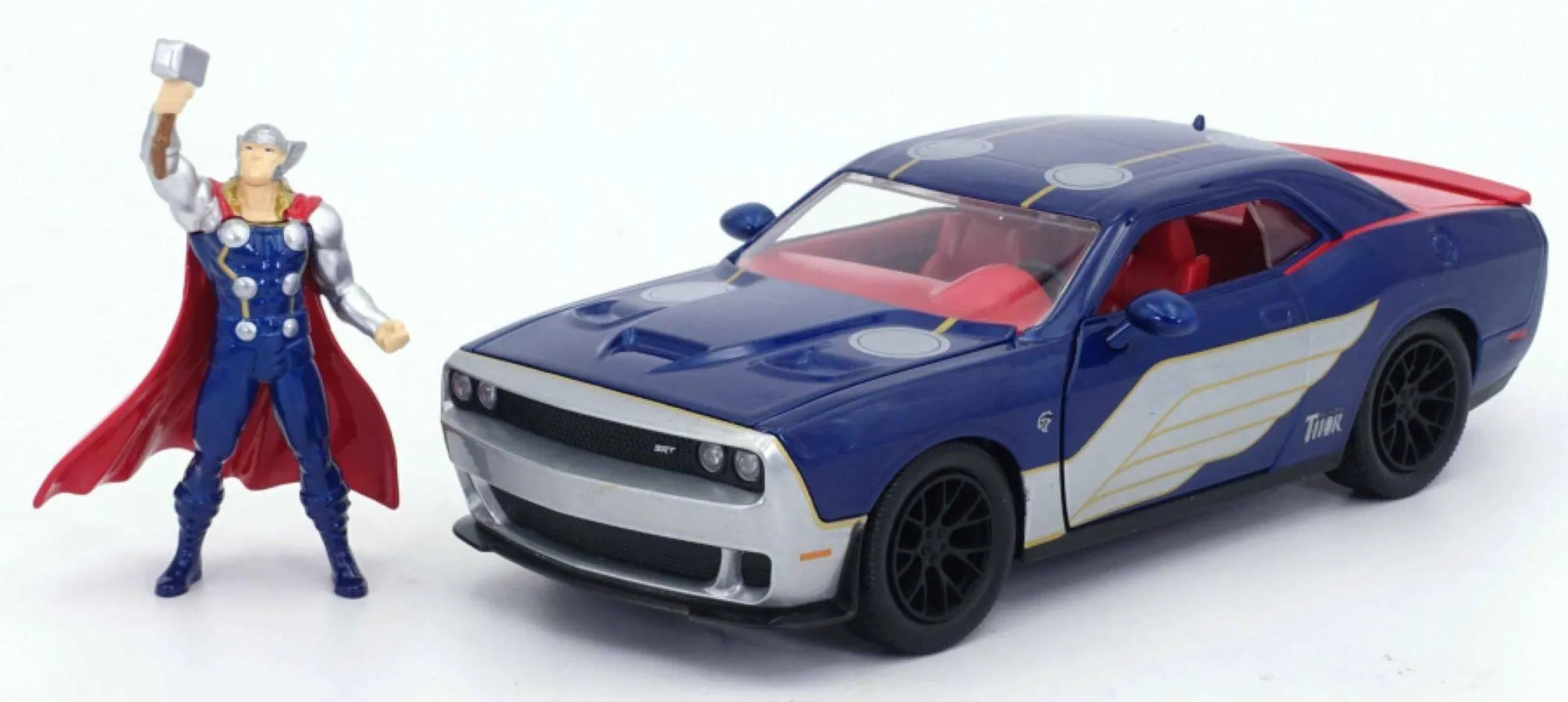 JAD32186 Marvel - 2015 Dodge SRT8 Hellcat 1:32 Scale HR with Thor - Jada Toys - Titan Pop Culture