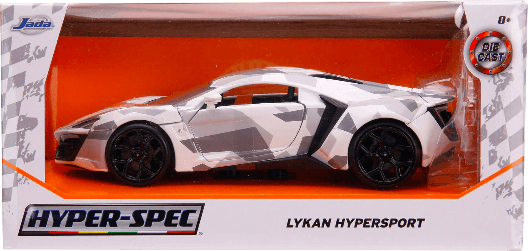 JAD32273 HyperSpec - Lykan Hypersport White / Camo 1:24 Scale Diecast Vehicle - Jada Toys - Titan Pop Culture