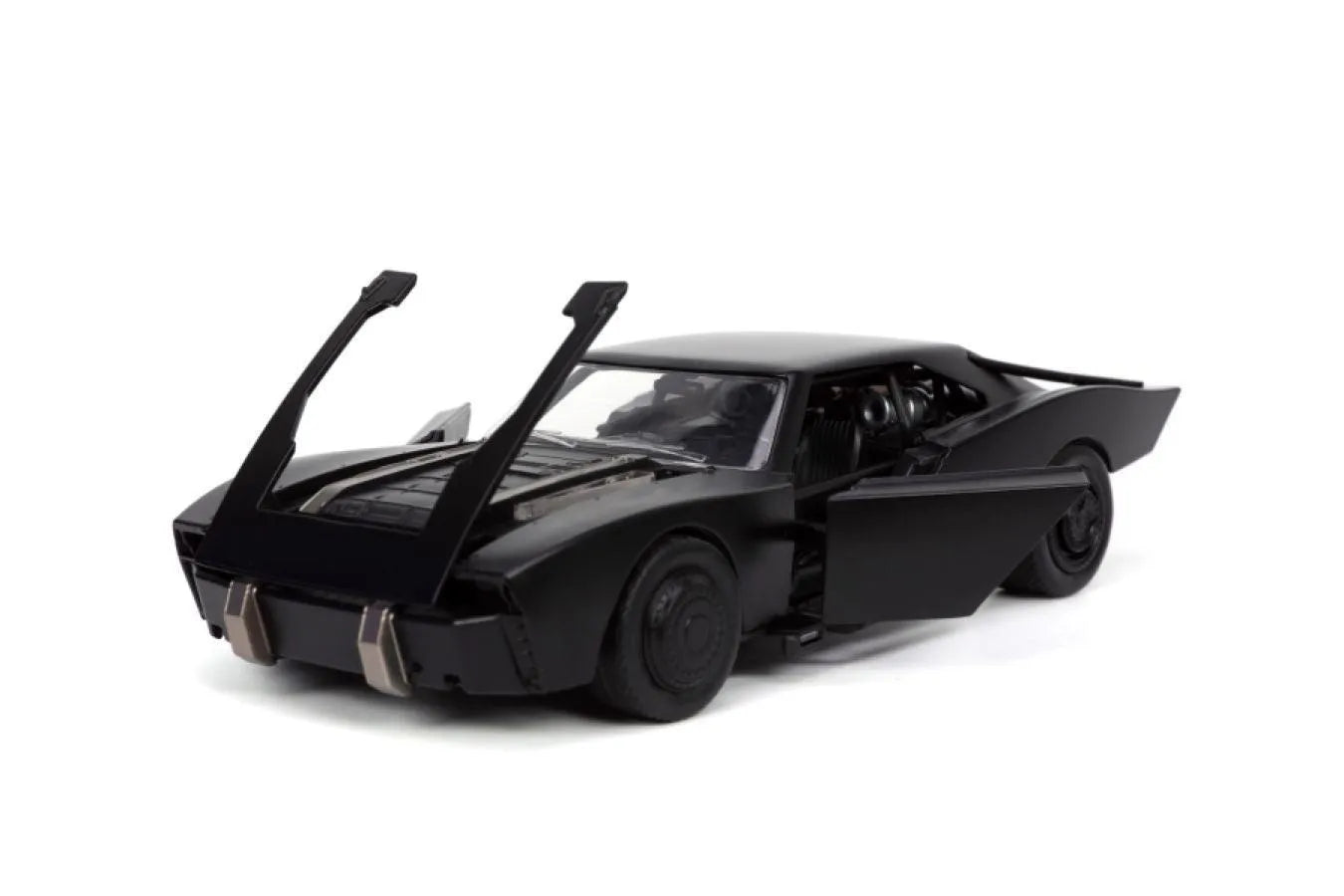 JAD32731 The Batman - Batmobile with Batman 1:24 Scale Hollywood Ride - Jada Toys - Titan Pop Culture