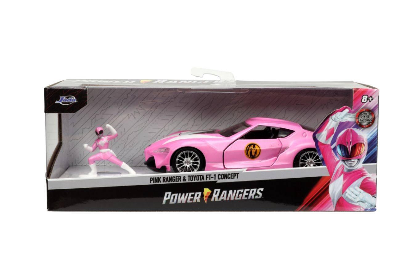 JAD33079 Power Rangers - Toyota FT-1 with Pink Ranger 1:32 Scale - Jada Toys - Titan Pop Culture