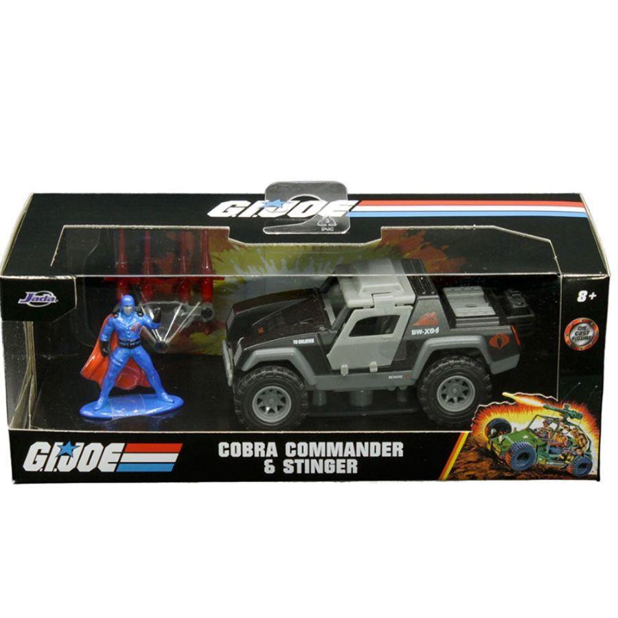 JAD33085 G.I. Joe - Cobra Commander & Stinger 1:32 Scale Hollywood Ride - Jada Toys - Titan Pop Culture
