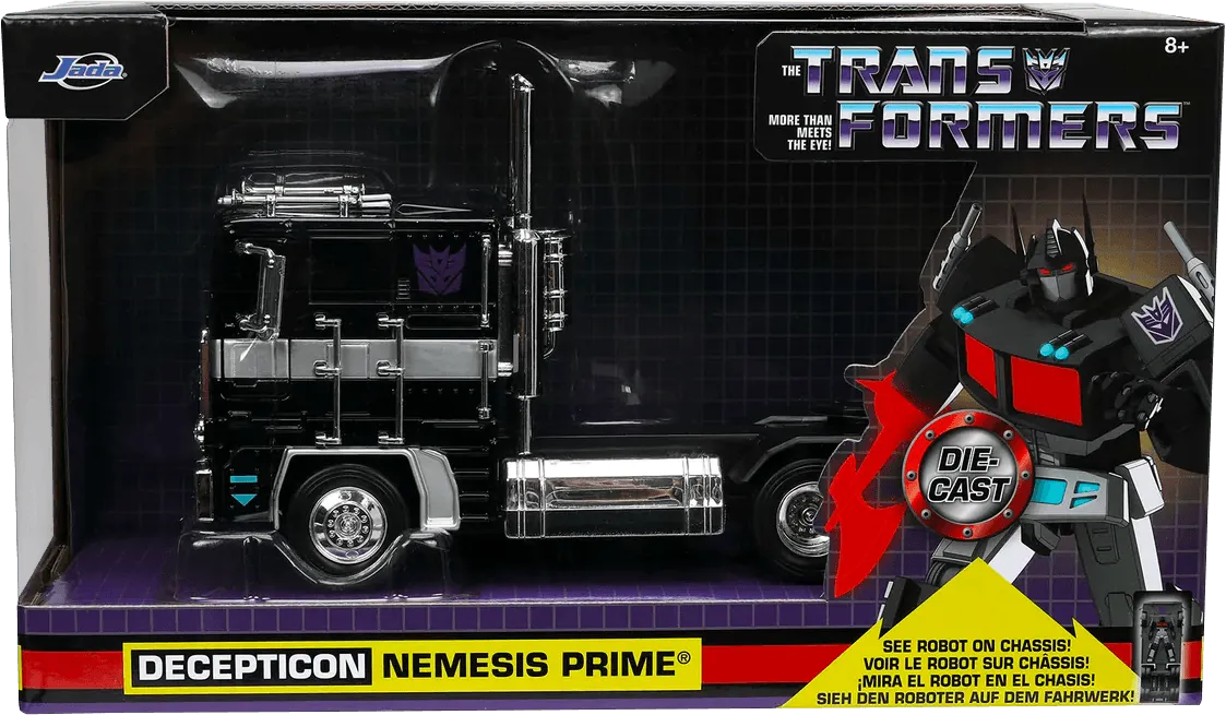 JAD33490 Transformers (TV) - Nemesis Prime Black 1:24 Scale Hollywood Ride - Jada Toys - Titan Pop Culture