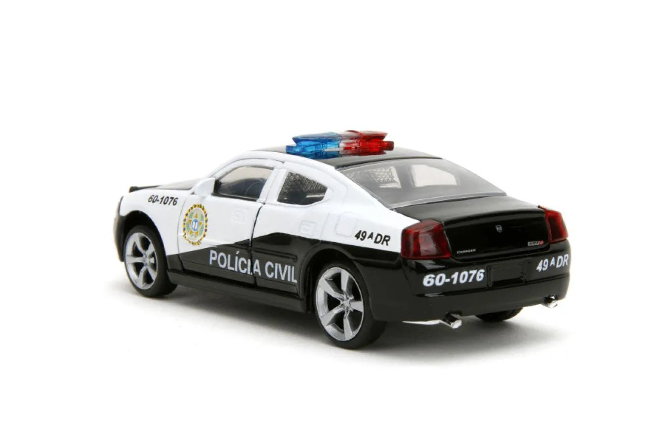 JAD33666 Fast & Furious 5 - Dodge Charger Police Car 1:32 Scale Hollywood Rides Diecast Vehicle - Jada Toys - Titan Pop Culture