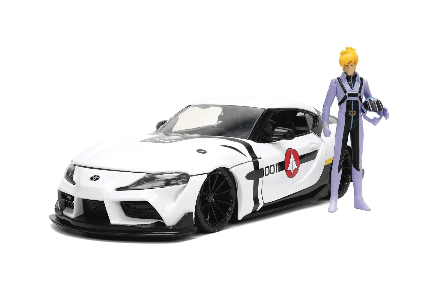 JAD33682 Robotech - Roy Focker & 2020 Toyota Supra 1:24 Scale - Jada Toys - Titan Pop Culture