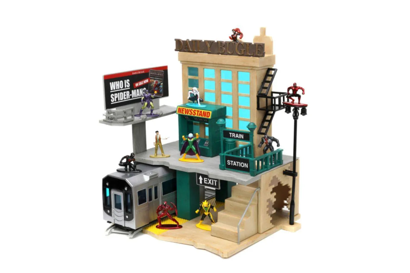 JAD33728 Spider-Man (comics) - New York City Deluxe Nano Scene Exclusive - Jada Toys - Titan Pop Culture