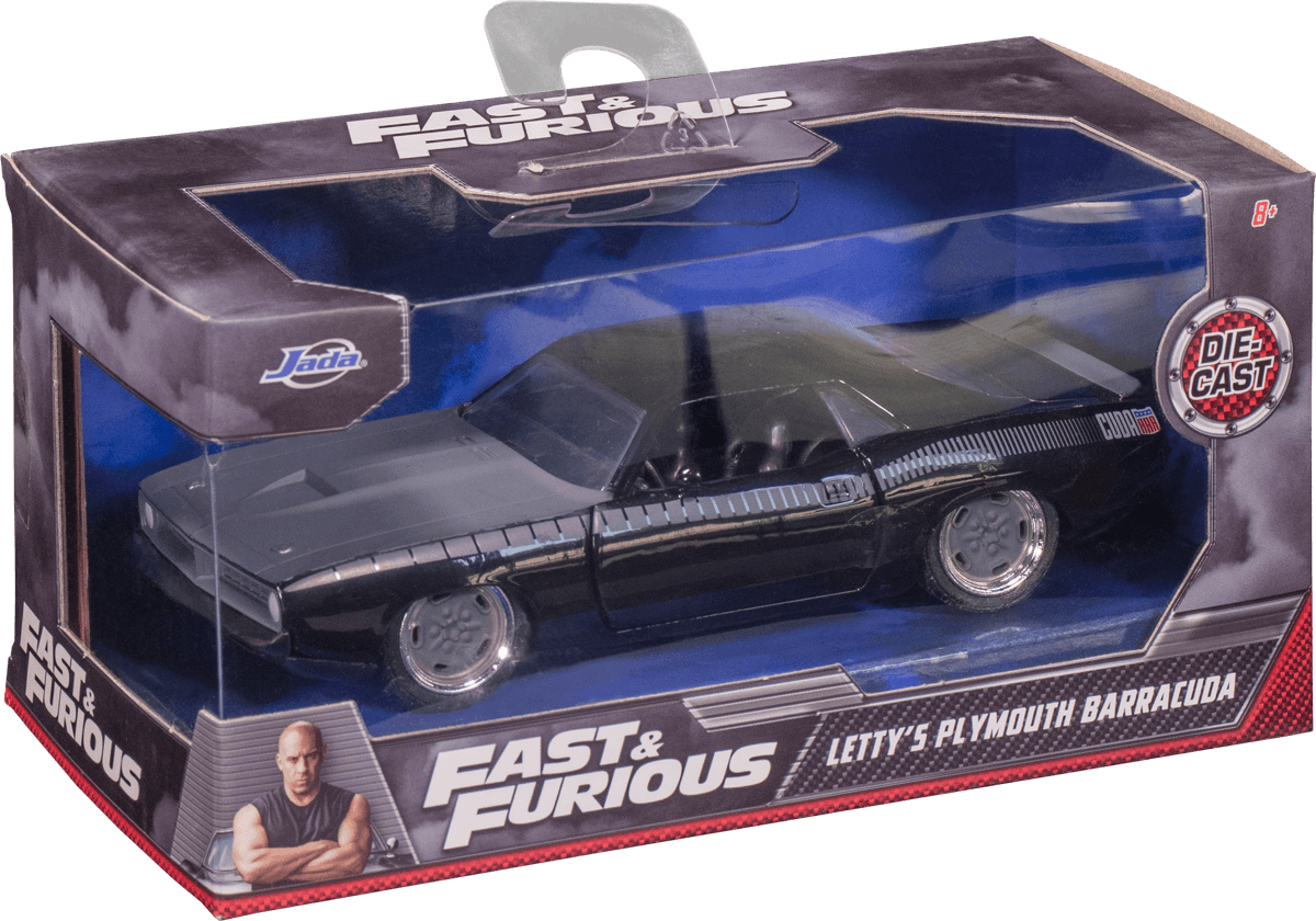 JAD97206 Fast and Furious - 1973 Plymouth Barracuda 1:32 Scale Hollywood Ride - Jada Toys - Titan Pop Culture