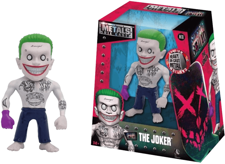 JAD97566 Suicide Squad (2016) - Joker 4" Metals Wave 1 - Jada Toys - Titan Pop Culture