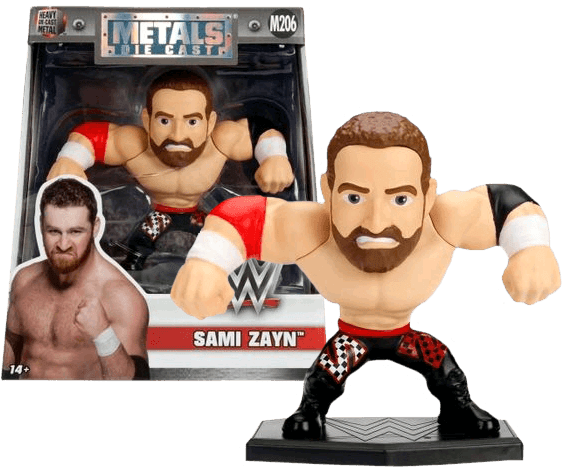 JAD97976 WWE - Sami Zayn 4" Metals - Jada Toys - Titan Pop Culture