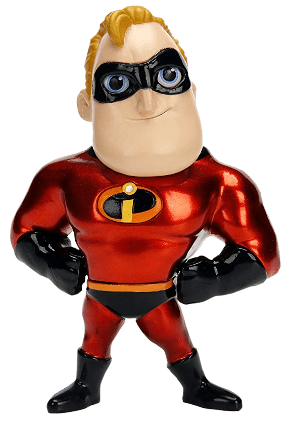 JAD98256 Incredibles - Mr Incredible 4" Metals - Jada Toys - Titan Pop Culture