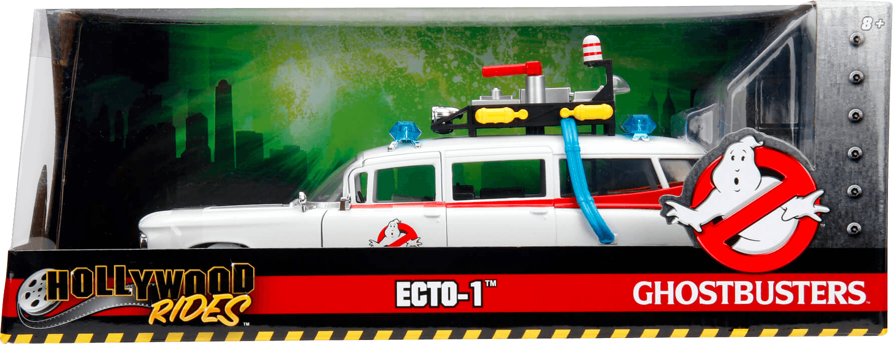 JAD99731 Ghostbusters (1984) - Ecto-1 Hollywood Rides 1:24 Scale Diecast Vehicle - Jada Toys - Titan Pop Culture