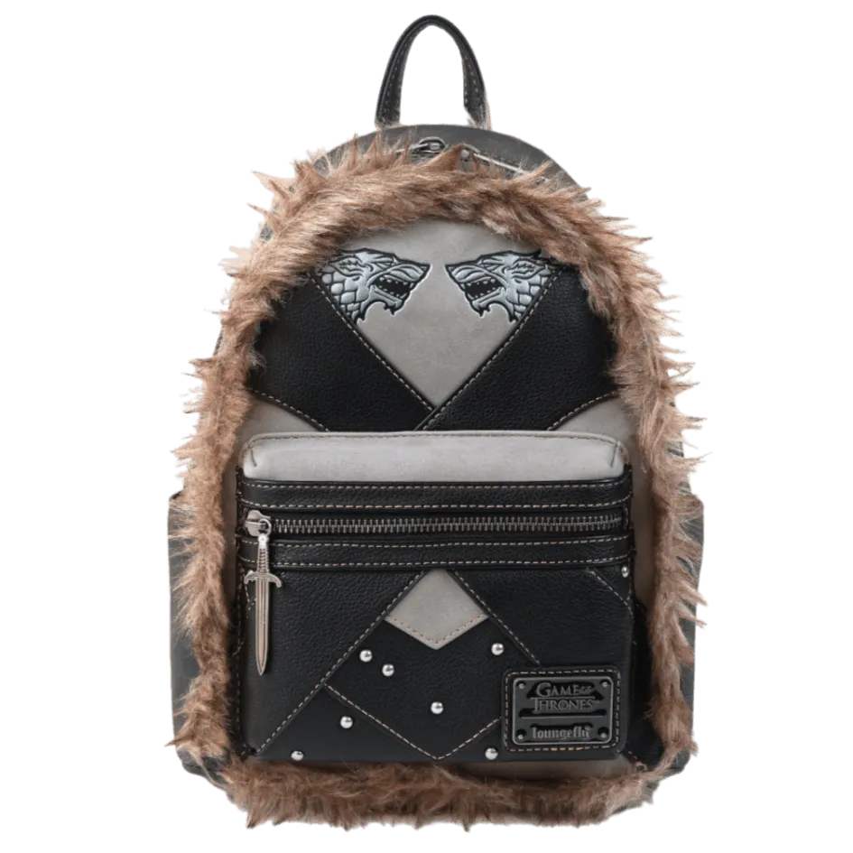 LOUGOTBK0004 Game of Thrones - Jon Snow US Exclusive Mini Backpack [RS] - Loungefly - Titan Pop Culture