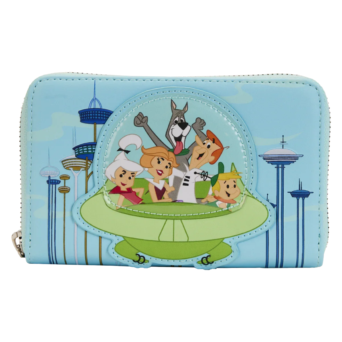 LOUJETWA0001 The Jetsons - Spaceship Zip Around Purse - Loungefly - Titan Pop Culture