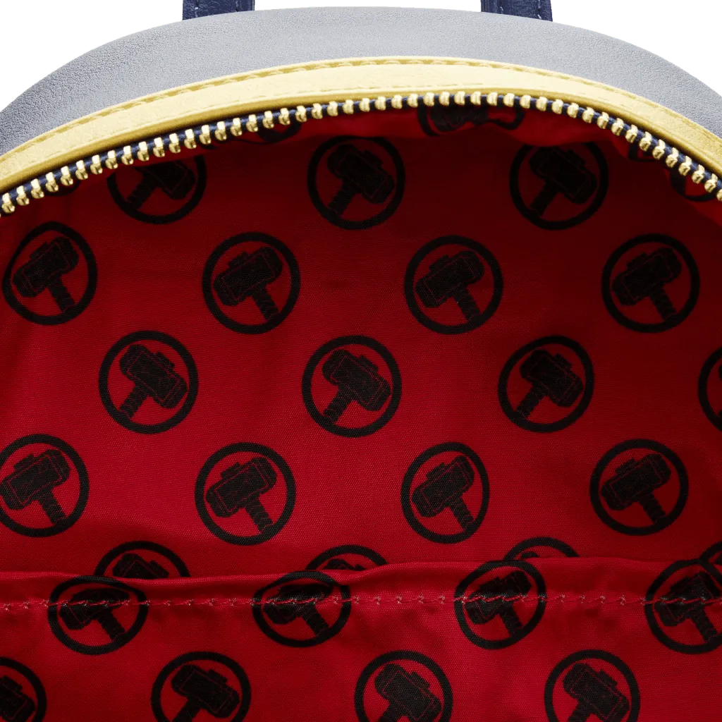 LOUMVBK0185 Thor 4: Love and Thunder - Thor Costume Glow Mini Backpack - Loungefly - Titan Pop Culture