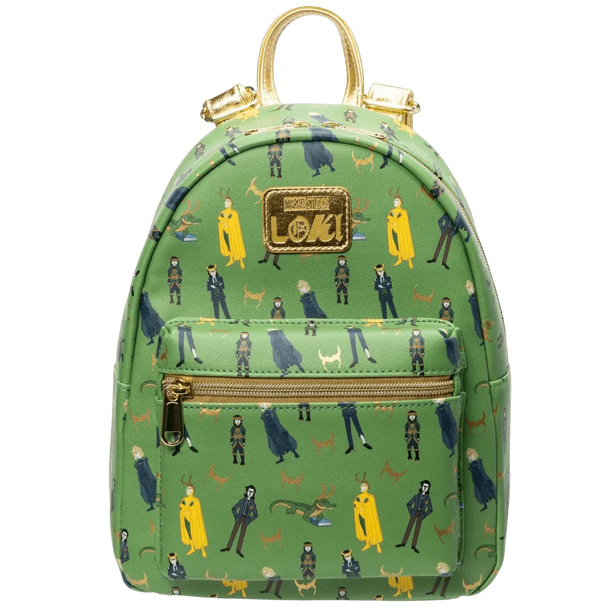 LOUMVBK0287 Loki (TV) - Loki Print US Exclusive Mini Backpack [RS] - Loungefly - Titan Pop Culture