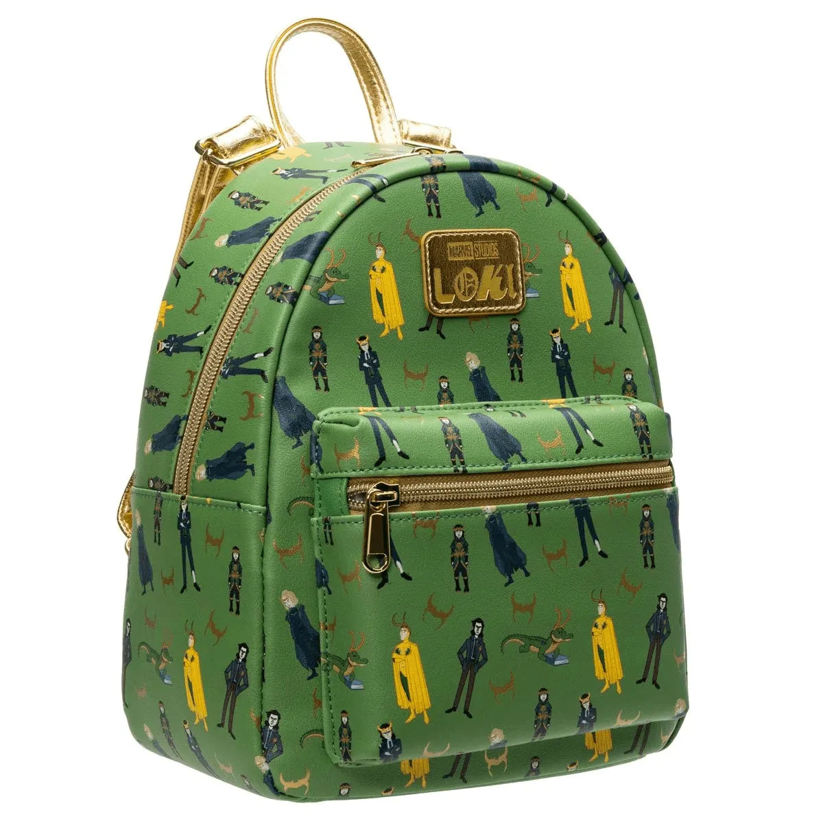 LOUMVBK0287 Loki (TV) - Loki Print US Exclusive Mini Backpack [RS] - Loungefly - Titan Pop Culture