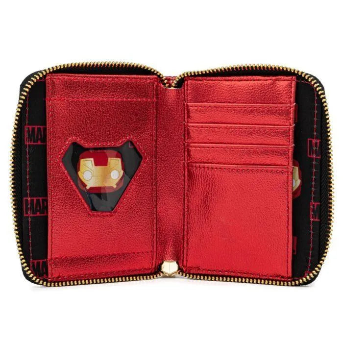 LOUMVWA0154 Iron Man - Head Zip Purse - Loungefly - Titan Pop Culture