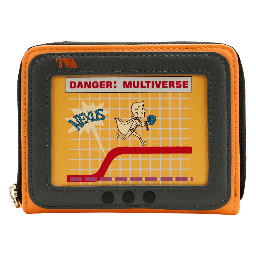 LOUMVWA0181 Loki (TV) - TVA Miss Minutes Zip Purse - Loungefly - Titan Pop Culture