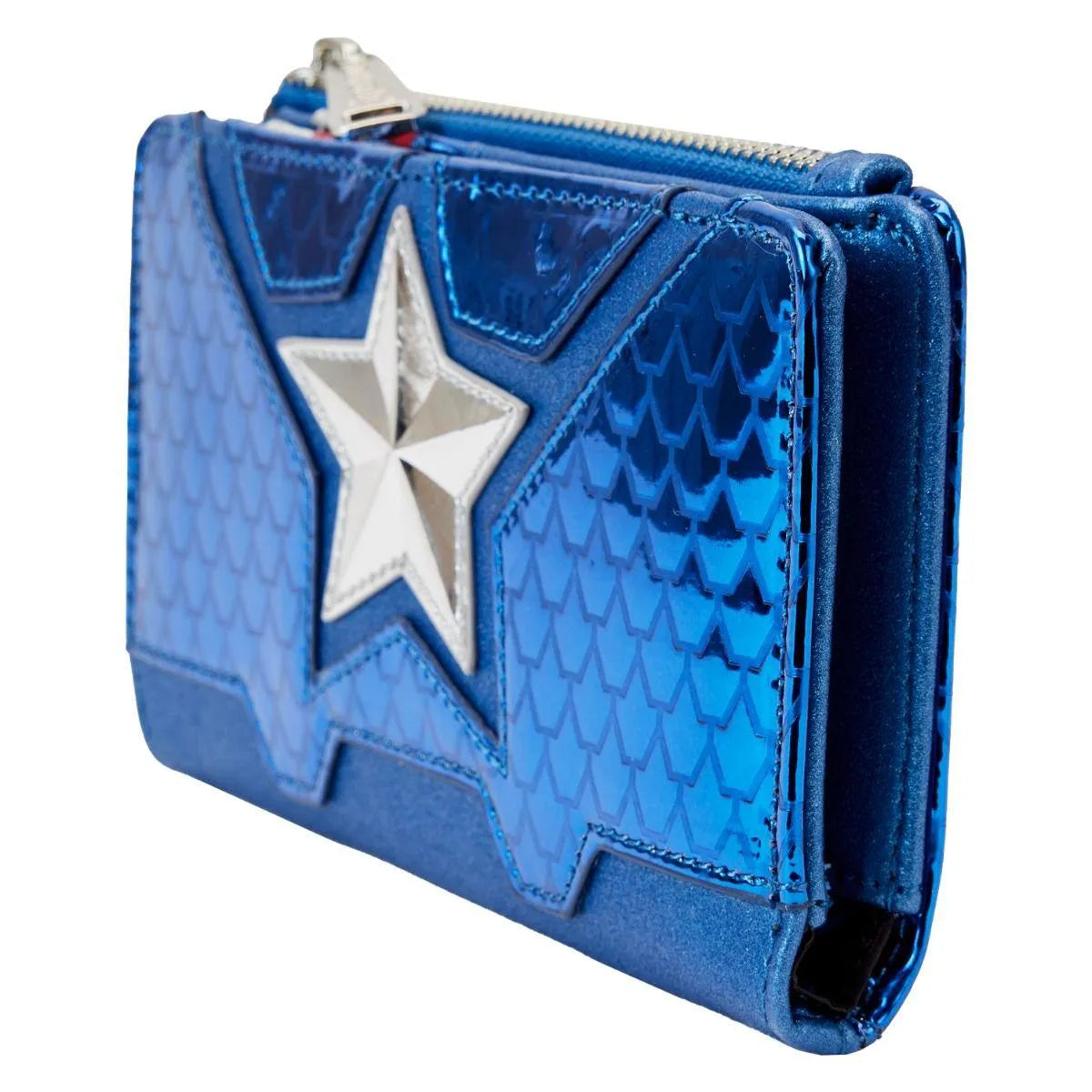 LOUMVWA0197 Marvel Comics - Captain America Costume Flap Wallet - Loungefly - Titan Pop Culture