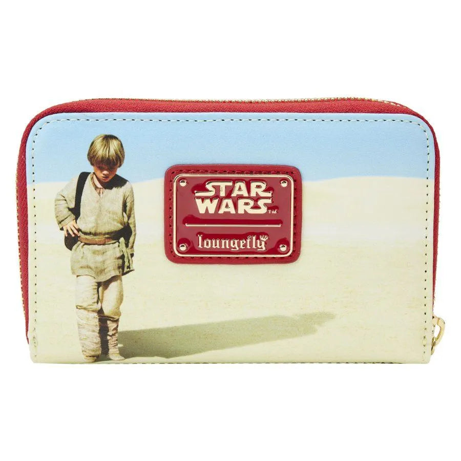 LOUSTWA0234 Star Wars: Episode One - The Phantom Menace - Scenes Zip Purse - Loungefly - Titan Pop Culture
