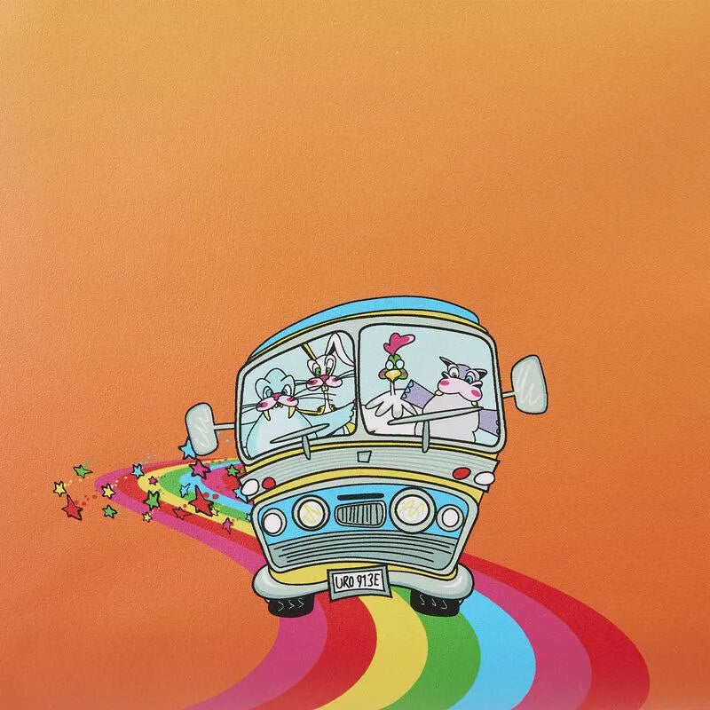 LOUTBLBK0008 The Beatles - Magical Mystery Tour Bus Mini Backpack - Loungefly - Titan Pop Culture