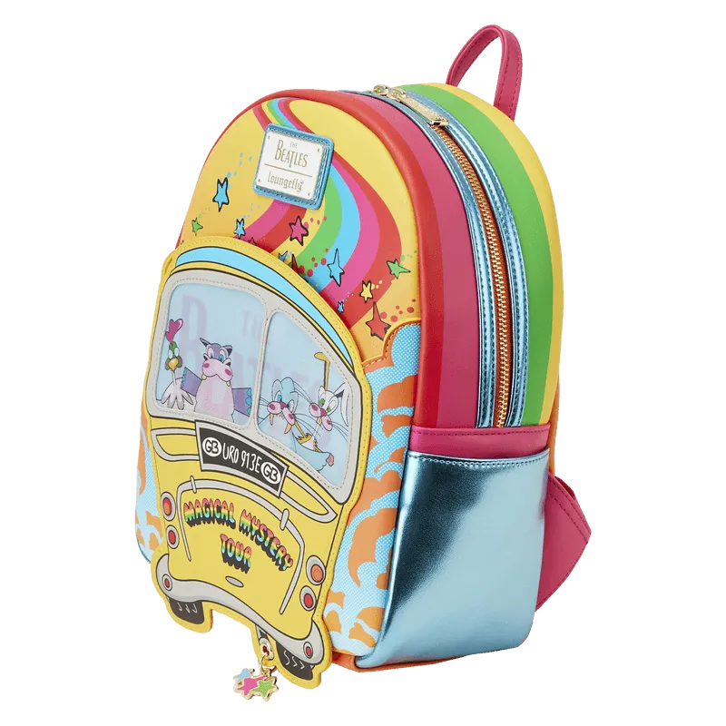 LOUTBLBK0008 The Beatles - Magical Mystery Tour Bus Mini Backpack - Loungefly - Titan Pop Culture