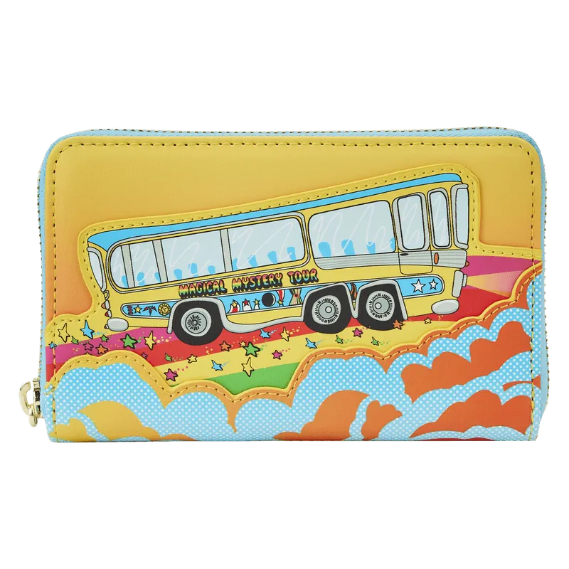 LOUTBLWA0008 The Beatles - Magical Mystery Tour Bus Zip Wallet - Loungefly - Titan Pop Culture