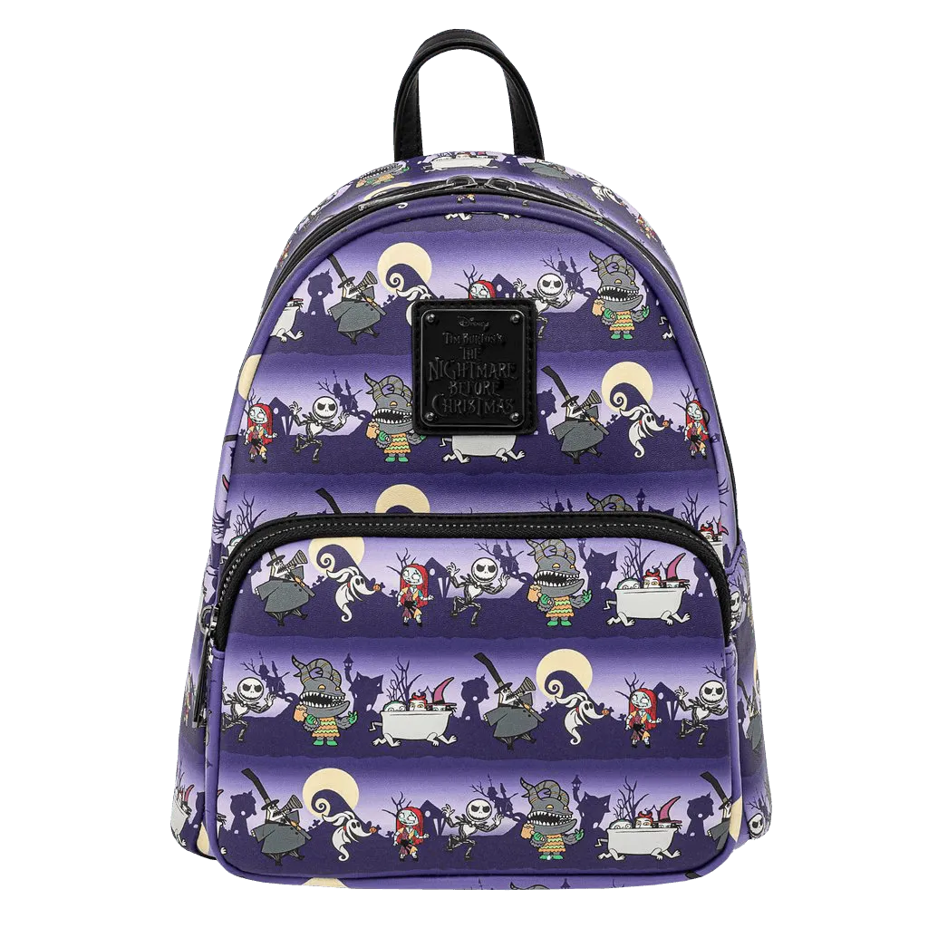 LOUWDBK1738 The Nightmare Before Christmas - Halloween Mini Backpack - Loungefly - Titan Pop Culture