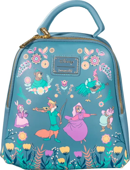 LOUWDBK2332 Robin Hood (1973) - Floral US Exclusive Mini Backpack - Loungefly - Titan Pop Culture