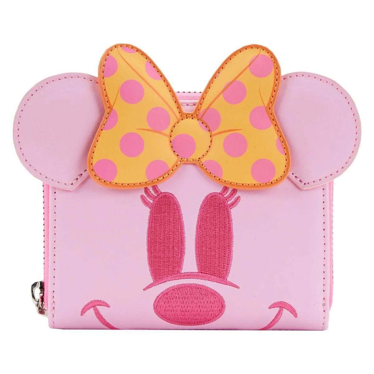LOUWDWA2266 Disney - Minnie Pastel Ghost Glow Mini Zip Purse - Loungefly - Titan Pop Culture