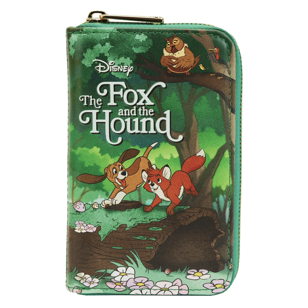 LOUWDWA2415 The Fox & the Hound - Classic Book Zip Around Purse - Loungefly - Titan Pop Culture