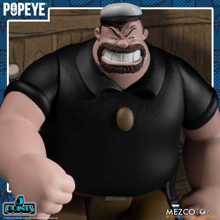 MEZ18060 Popeye - 5 Points Deluxe Boxed Set - Mezco Toyz - Titan Pop Culture