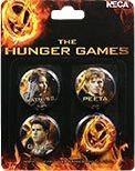 NEC31572 The Hunger Games - Pin Set of 4 Cast - NECA - Titan Pop Culture