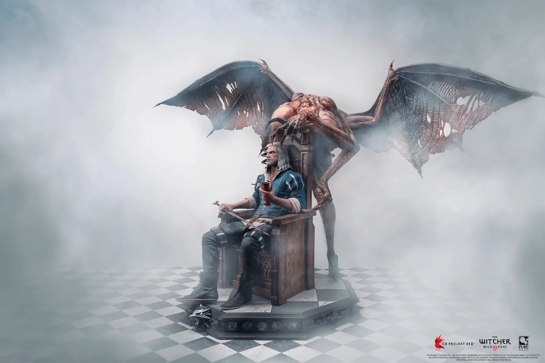 PURPA002TW The Witcher 3: Wild Hunt - Geralt 1:4 Scale Statue - Pure Arts - Titan Pop Culture